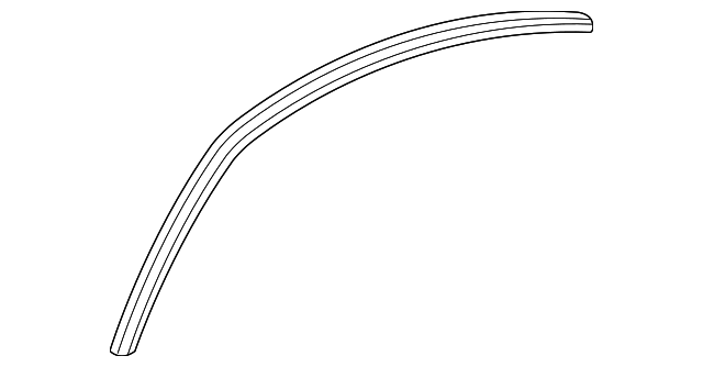 75552-AC010 DRIP RAIL, LEFT