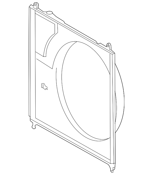 16712-0F050 Деталь FAN SHROUD