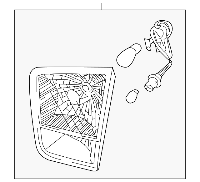 92405-2J000 BACKUP LAMP ASSY, LEFT
