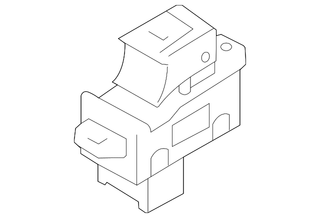 93580-1W000 Деталь WINDOW SWITCH, LEFT