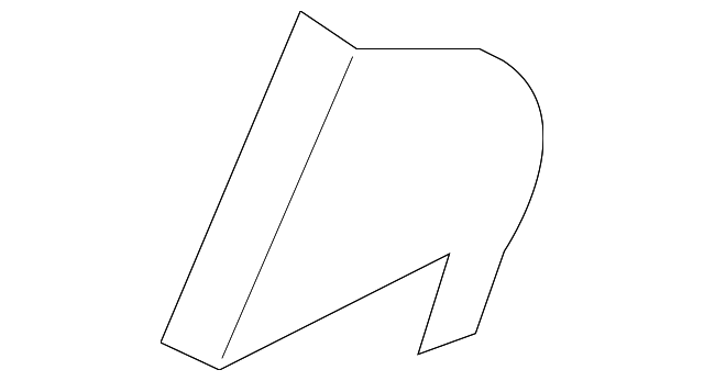 83910-1W200 Деталь CORNER TRIM, LEFT