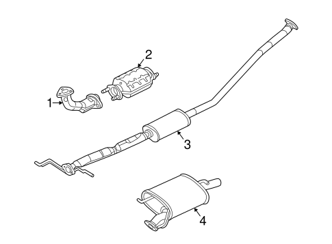 Spectra EXHAUST COMPONENTS