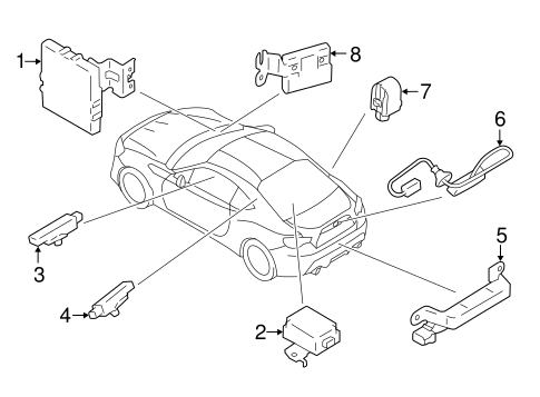 FR-S KEYLESS ENTRY COMPONENTS