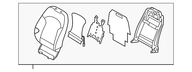 88303-2S551-TMC SEAT BACK ASSY