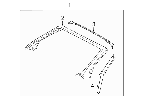 A4 Quattro WINDSHIELD HEADER & COMPONENTS