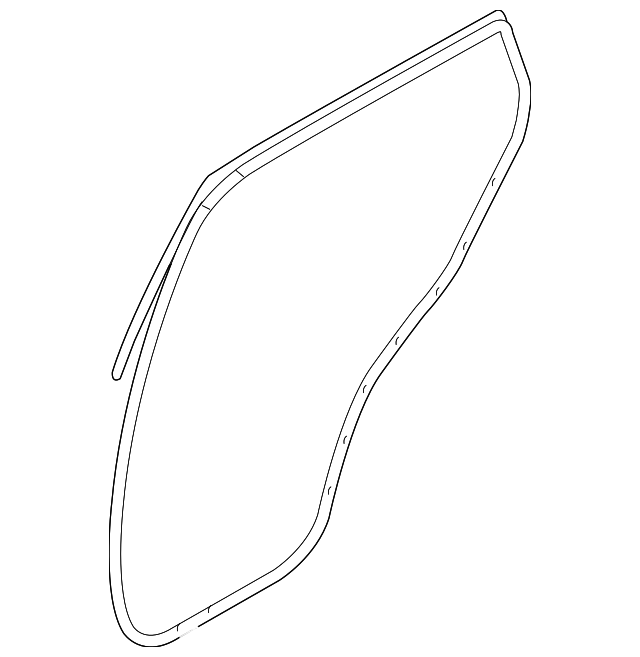 83130-0W000 Деталь DOOR W'STRIP, LEFT
