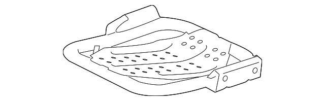 BC3Z-2663160-A Деталь SEAT FRAME, RIGHT