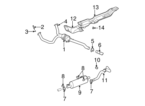 Ram 1500 EXHAUST COMPONENTS 2