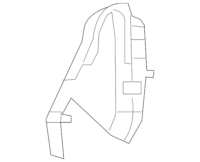 1FY191K2AA Деталь SIDE SHIELD, LEFT