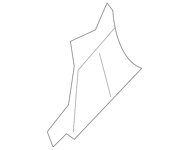 1DX41DK2AB Деталь ANCHOR COVER, LEFT