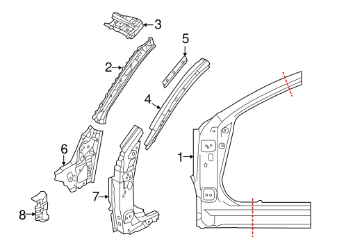3 HINGE PILLAR