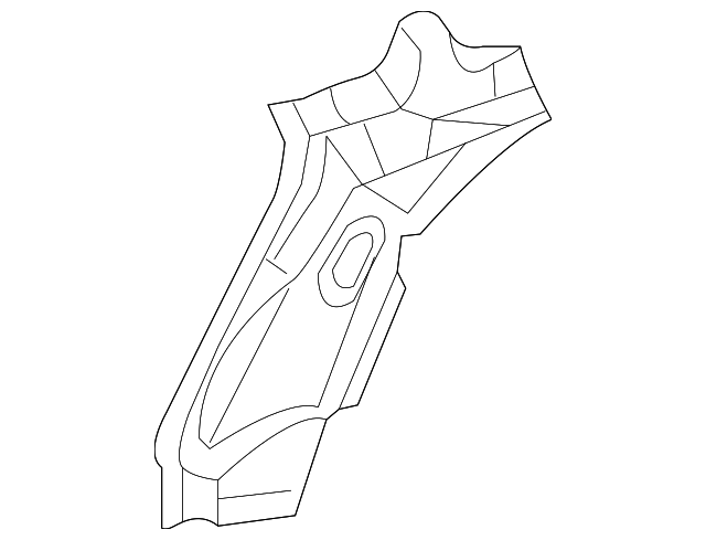 4724692AB Деталь PILLAR PANEL, RIGHT