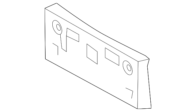 52114-50240 Деталь LICENSE BRACKET