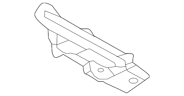 8S8-825-352 REAR SHIELD RETAINER, RIGHT