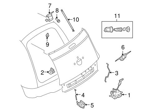 PT Cruiser LOCK & HARDWARE 4