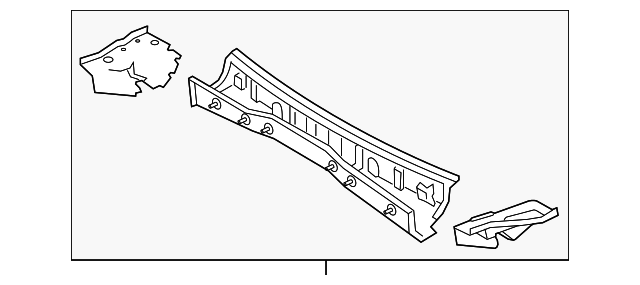 55700-04300 Деталь COWL TOP PANEL