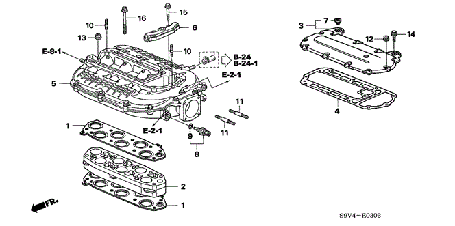 PILOT INTAKE MANIFOLD ('06-) (4WD)