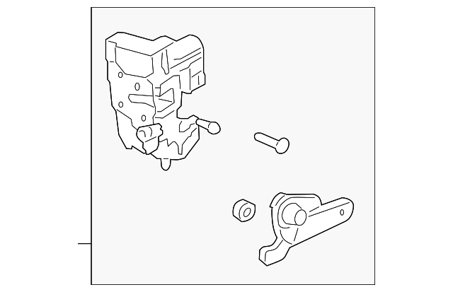 25948725 Деталь LOCK ASSY, RIGHT