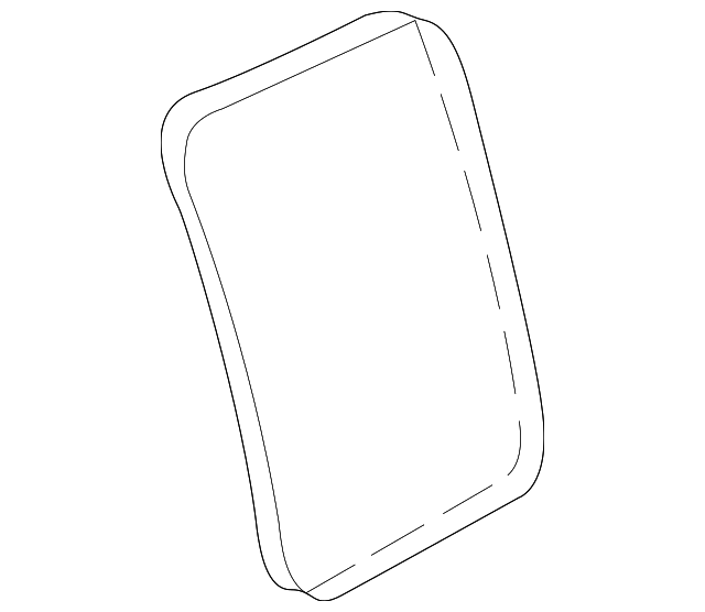 15023349 Деталь MOVEABLE GLASS, RIGHT