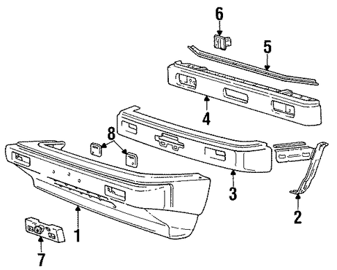 Colt BUMPER & COMPONENTS - FRONT