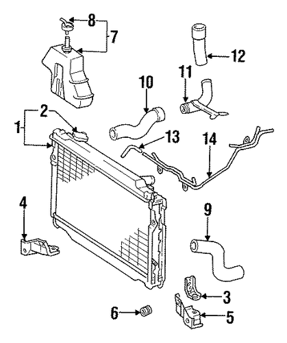 Land Cruiser RADIATOR & COMPONENTS