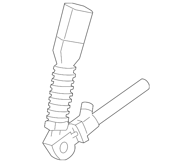 1GD801D5AC Деталь BUCKLE END, RIGHT