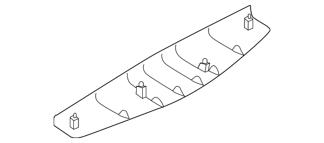 90900-3NF0A Деталь UPPER GATE TRIM
