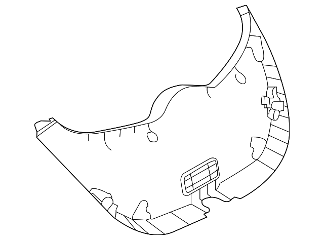 90901-3NA0A Деталь LOWER GATE TRIM