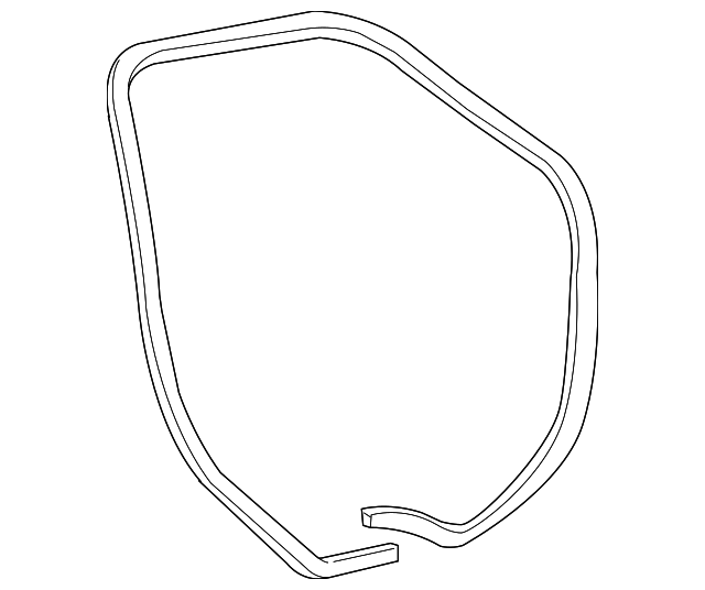 3L2Z35253A10AC Деталь WEATHERSTRIP, LEFT