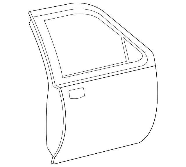 4L2Z3524630AA Деталь DOOR SHELL, RIGHT