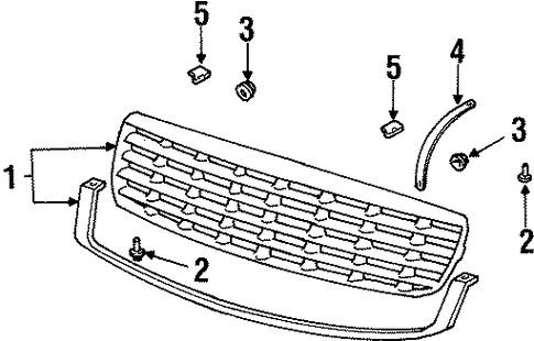 DeVille GRILLE & COMPONENTS