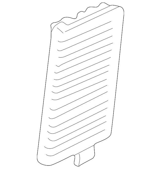 15980757 Деталь SPEAKER COVER, LEFT