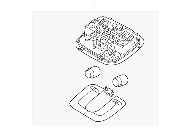 92850-2K100QW MAP LAMP ASSY