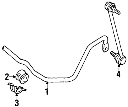 Cabriolet STABILIZER BAR & COMPONENTS