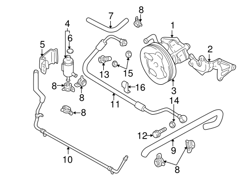 Tracker PUMP & HOSES