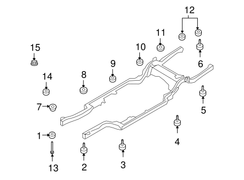 Crown Victoria FRAME COMPONENTS