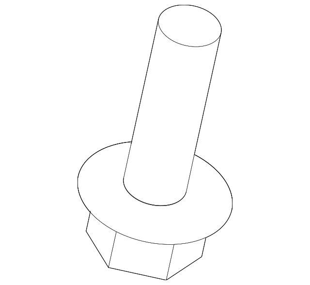 90080-11267 MOUNT STRAP BOLT, RIGHT