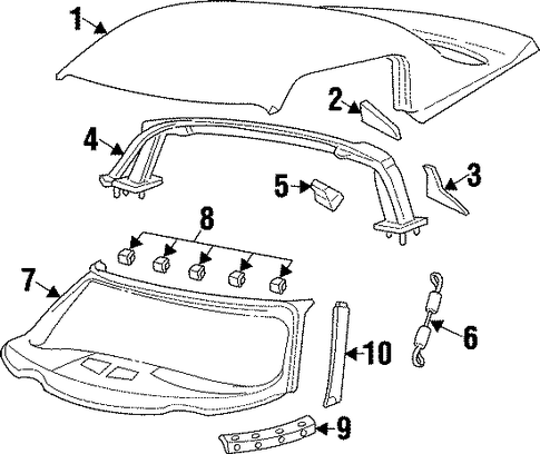 Viper EXTERIOR TRIM - ROOF