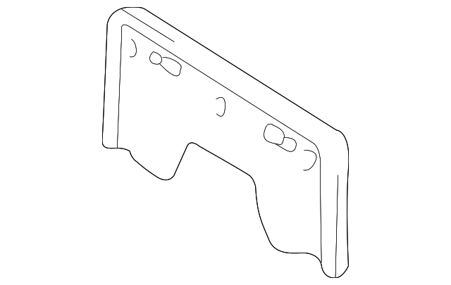 52114-33060 Деталь LICENSE BRACKET