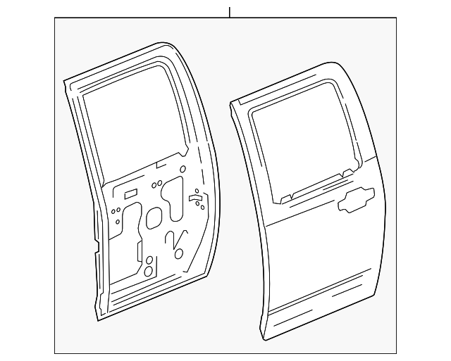 89025528 Деталь DOOR SHELL, RIGHT