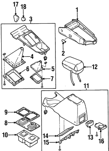 Sportage CENTER CONSOLE