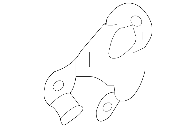 4E0-898-635-A Деталь ADAPTER, LEFT