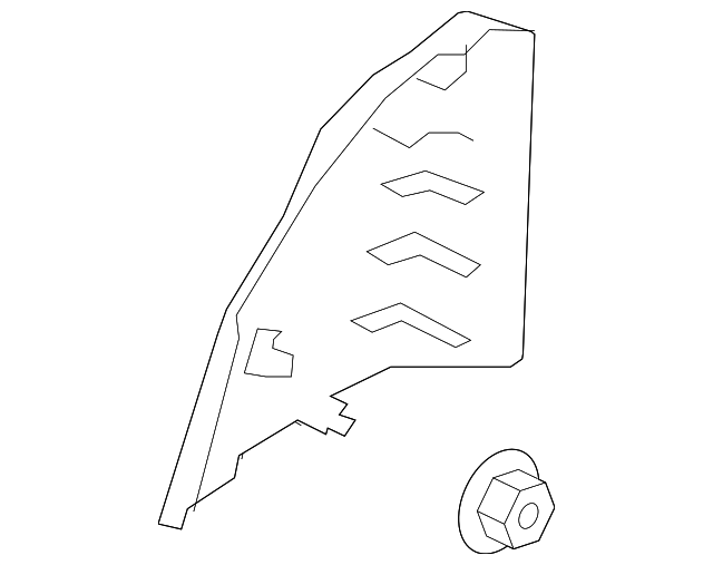 80292-3LM0A Деталь CORNER TRIM, RIGHT