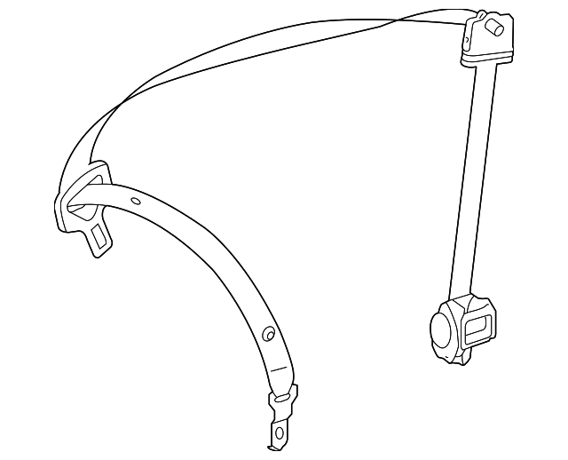 216-860-04-85-8L40 Деталь RETRACTOR ASSY, RIGHT