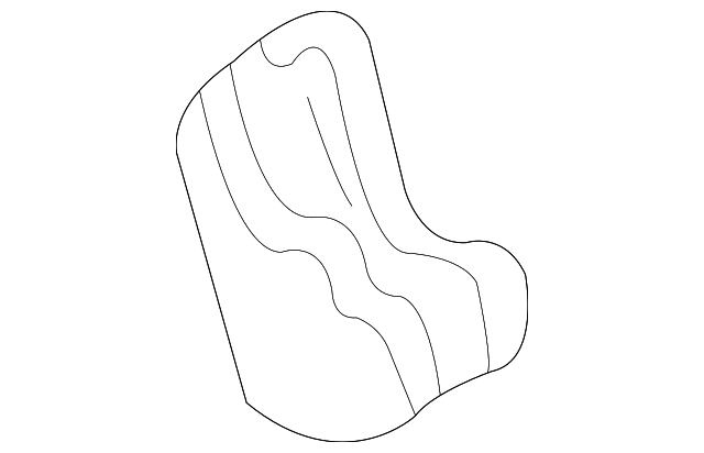88643-9Z500 Деталь COVER, RIGHT