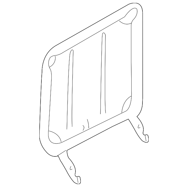 88601-8B600 Деталь SEAT BACK FRAME, RIGHT