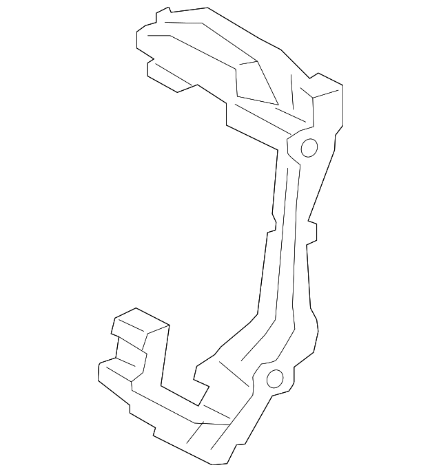 F2GZ-2B292-A Деталь CALIPER SUPPORT, LEFT