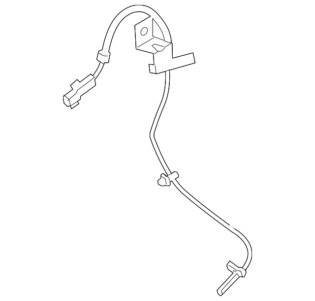F2GZ-2C204-A Деталь ABS SENSOR, RIGHT