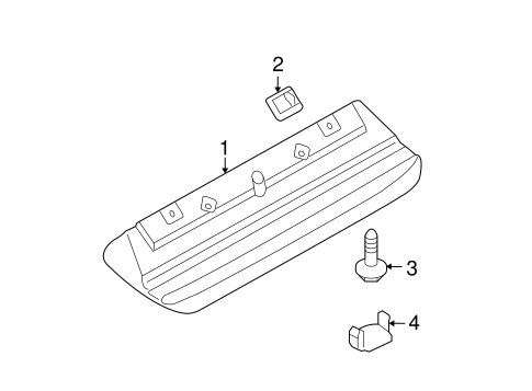 Forester HIGH MOUNTED STOP LAMP