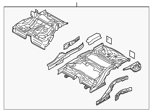 65500-2M000 Деталь FLOOR PAN ASSY